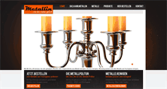Desktop Screenshot of metallin.de